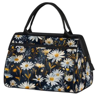 Imagem de Sacola abstrata dragão legal pequena durante a noite para mulheres e homens bolsa esportiva leve bolsa de ginástica à prova d'água bagagem de mão bolsa de fim de semana para presentes de viagem, Cor