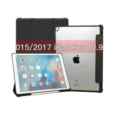 Imagem de Capa Para iPad pro 12.9 Edição 2017 Com Tecla Home E Suporte Para Lápi