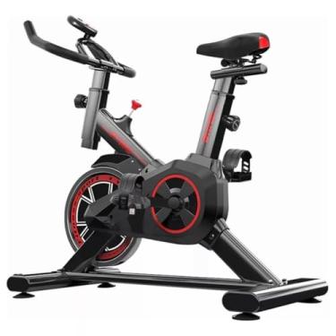 Imagem de Bicicleta Ergométrica Spinning Profissional, 120kg de Capacidade, Regulável, Aço Carbono, Monitor Digital, Silenciosa, para Academia e Casa