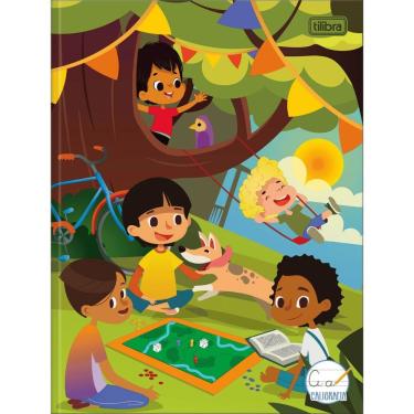 Imagem de Caderno Brochura Capa Dura Caligrafia Sapeca Masculino 40 Folhas Tilibra Estampa 4