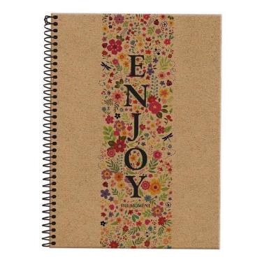 Imagem de Caderno Pauta Funcional Kraft Art Enjoy 1 Matéria - Foroni