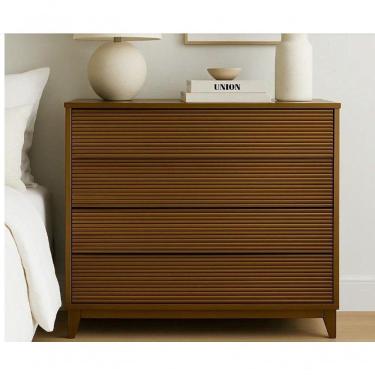 Imagem de Cômoda Gramado 1,00 X 55 X 1,00 - Madeira Maciça - Móveis De Gramado - Castanho