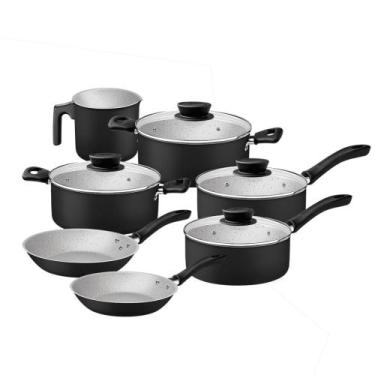 Imagem de Conjunto de Panelas Tramontina em Alumínio Antiaderente Starflon Max 7