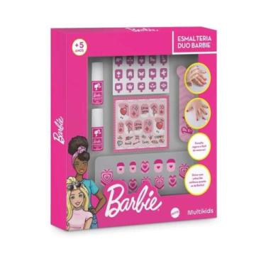 Imagem de Esmalteria Infantil Duo Barbie Multikids - BR2422