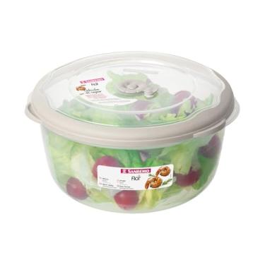 Imagem de Sanremo - Pote Hermético Plástico Redondo de 3,2 Litros, Linha Flor