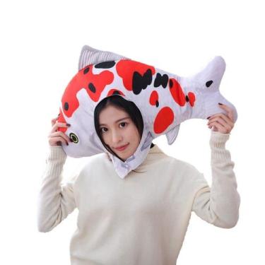 Imagem de Fantasia, chapéu de cosplay, boné de festa Koi Fish, chapéu, 65x40cm -