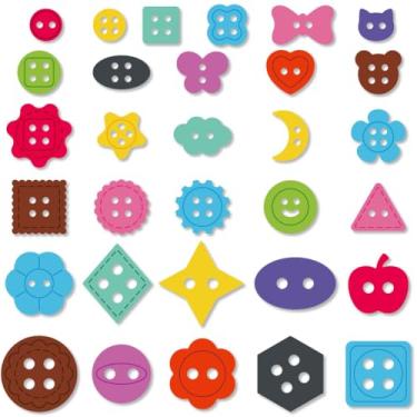 Imagem de DELORIGIN Molde de corte de costura de botão, para fazer cartões, estêncil, aço carbono, corte, cartão, scrapbook, estampagem, moldes para Natal, cartões comemorativos, papel, artesanato, álbum