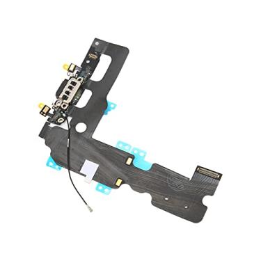 Imagem de RiToEasysports Módulo de Conector de Carregamento USB Módulo do para 7 Plus Requintado de Desempenho de Processamento Estável (Preto)