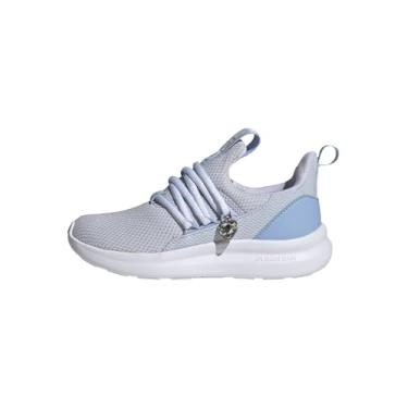 Imagem de adidas Tênis infantil unissex Lite Racer Adapt 7.0 K, Azul halo/branco/azul, 13 Little Kid