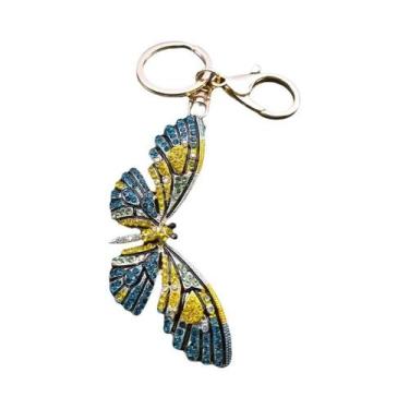 Imagem de Chaveiro De Urso De Cristal Colorido Em Liga Com Strass, Acessório De 