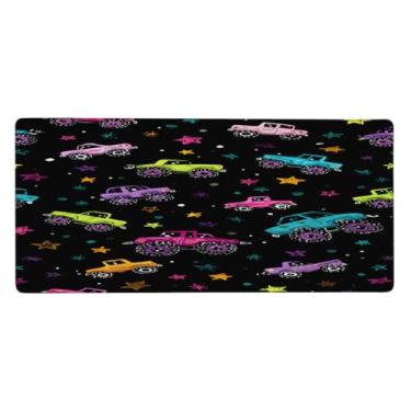 Imagem de Tapete de mouse grande e colorido à prova d'água para computador estendido tapete protetor de mesa antiderrapante base de borracha para escritório, computador, teclado, laptop e mesa de casa, mouse