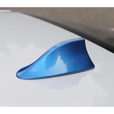 Imagem de Antena Automotiva 6,0dB – Rádio FM de Barbatana de Tubarão para Carros com Teto Curvado (Azul)