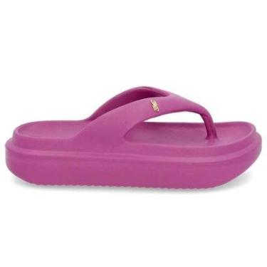 Imagem de Chinelo Feminino Poofy Plataforma Violeta Usaflex AM14001-Feminino