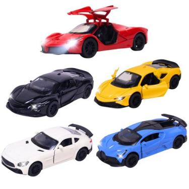 Imagem de Carrinho Esportivo Miniatura 1:32 Com Luz E Som - Castela, Supremo azu