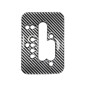 Imagem de Somivo Para VW Beetle 2007-2010 Textura de fibra de carbono com cola de gotejamento de cristal estilo botão de mudança de marchas painel adesivos protetores acessórios de acabamento de carro