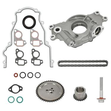 Imagem de Bomba de óleo de alto volume M295HV e kit de corrente de distribuição LS com engrenagem e juntas para Chevy GM 4.8L 5.3L 5.7L 6.0L LS V8