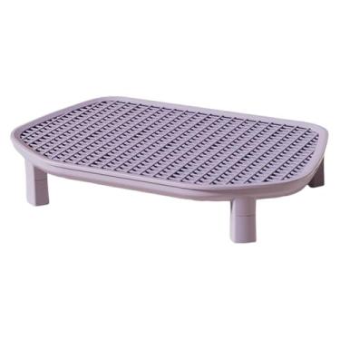 Imagem de Whtkoph Armadilha de Areia Profissional Premium para Gatos, Fácil de Limpar, Reduz a Dispersão Da Areia, Roxo