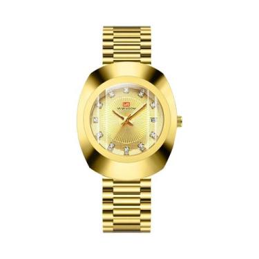 Imagem de Relógio De Luxo Masculino Em Aço Inoxidável Com Movimento Quartz 40mm 