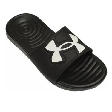 Imagem de Chinelo Under Armour Ansa Light- Preto/Branco, Preto, 39/40