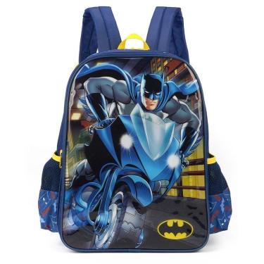 Imagem de Mochila Escolar Luxcel do Batman 37931 - Masculino-Masculino