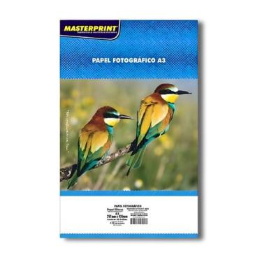 Imagem de Papel Fotográfico Glossy A3 180gm² MASTERPRINT 50 Folhas