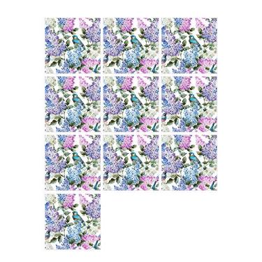 Imagem de 10 Peças Conjunto Adesivos de Parede para Azulejos Autoadesivos Removíveis Arte Decorativa Fácil Colar e Remover Splashback Cozinha Banheiro Decoração