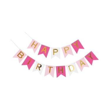 Imagem de Bandeira Decorativa Colorida Para Festa De Aniversário Infantil, Decor