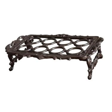 Imagem de Baoblaze Porta-ovos de ferro fundido, bandeja para ovos frescos, decorativo, organizador vintage para cozinha, estilo fazenda, 8 Grades