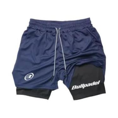 Imagem de Shorts Masculinos De Secagem Rápida E Respirável Para Padel, Tênis E B
