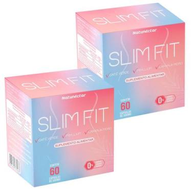 Imagem de Kit 4 Slim Fit Suplemento Alimentar Fibras Psyllium 240 Cápsulas Origi
