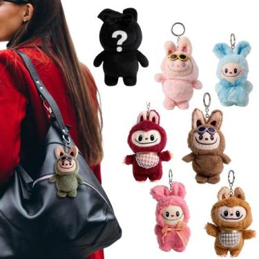 Imagem de Boneco Labubu Pelúcia Pop Monstros Chaveiro Viral Luxo - Pop Mart