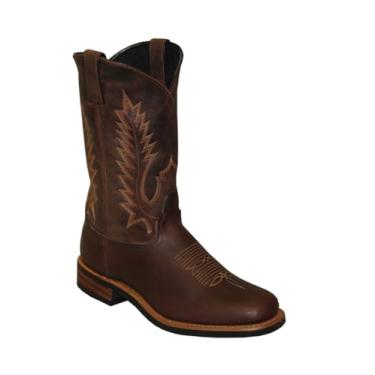 Imagem de Abilene Bota masculina Sage By 28 cm de couro bovino bico quadrado - 4795, Marrom, 11 Wide