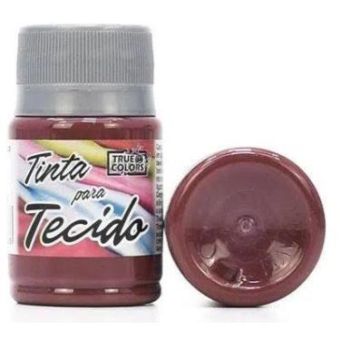 Imagem de Tinta para tecido cor 1064 - vermelho malbec - 37 ml - true colors - n