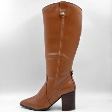 Imagem de Bota Bottero Cano Alto Salto Alto Bloco Feminina-Feminino