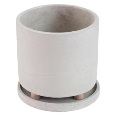 Imagem de Vaso para plantas com pés,Planteiro com pés | Vaso de flores moderno com bandeja - Vaso de plantas criativo, recipiente de plantas para varanda doméstica, pátio, jardim, peitoril da janela