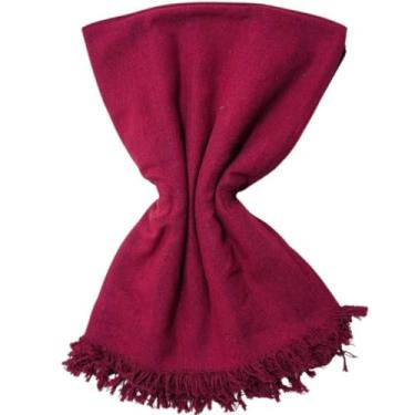 Imagem de Manta para Sofá Grande 3,00 x 1,80m em Algodão, Tipo Capa Decorativa Grossa King(Vinho King)