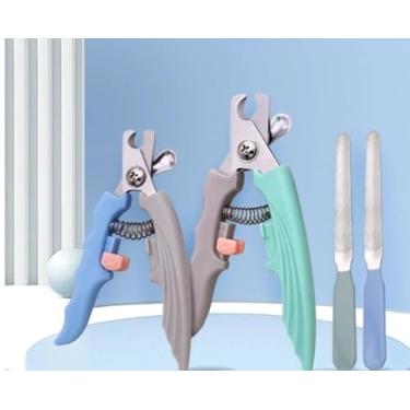 Imagem de Cortador De Unhas E Lixa Para Cachorro E Gato Alicate Pet – Aparador De Unhas Seguro E Precisão Com Lâminas De Aço Inox