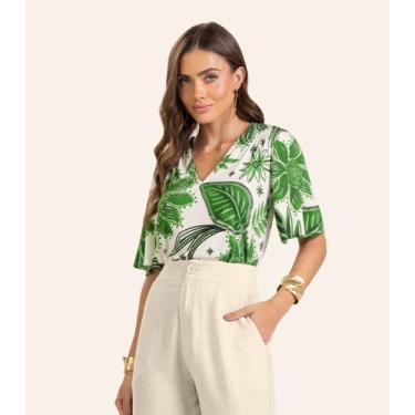 Imagem de Blusa Feminina Endless em Viscotorcion Verde, G, Verde