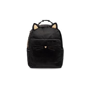 Imagem de Mochila Laptop Gato Preto Único / Preto