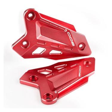 Imagem de Anti-derrapante Protetor de pedal traseiro decorativo para Z-900 z900 se z 900 2017-2023(Red a)