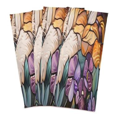 Imagem de xigua Conjunto de 6 panos de prato de cozinha para gatos dormindo, toalhas de cozinha de secagem rápida altamente absorventes para limpeza de pratos e limpeza manual, 71 x 45 cm