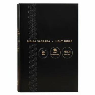 Imagem de Biblia nvi portugues/ingles - capa luxo preta - VIDA EDITORA, Sortido