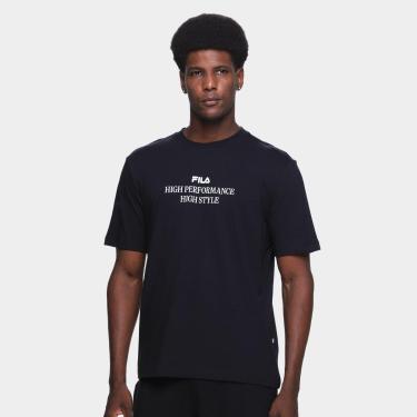 Imagem de Camiseta Fila Comfort High Style Letter Masculina-Masculino