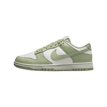 Imagem de NIKE W Dunk Low, Tênis de basquete feminino, Olive Aura Sail Coco Leite Branco, 12.5 UK