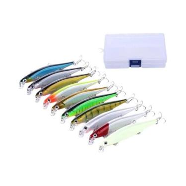 Imagem de Isca Artificial Minnow De 11cm Com Língua Curta, 13g, Para Arremesso L