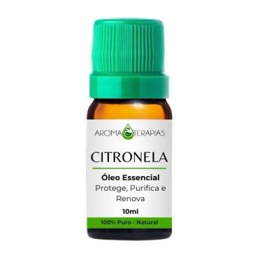 Imagem de Óleo Essencial Natural Citronela- 10ml - Aroma e Terapias