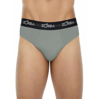 Imagem de Cueca Slip Zorba 0764 Adulto Max Algodão T. P/XGG, P, 070, Grafite