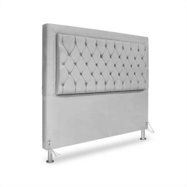 Imagem de Cabeceira De Cama Box Casal 140 Cm Baronesa Cor:cinza