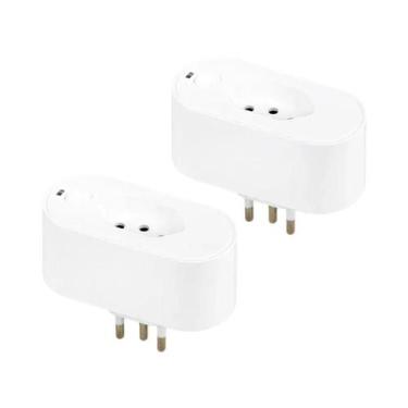Imagem de Tomada Inteligente Wi-Fi Padrão Brasileiro 16A Tuya Google Home Alexa 