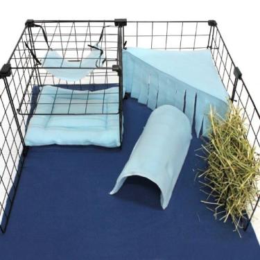 Imagem de Enxoval para Pet Porquinho da Índia Coelho com Toca Manta Soft Rede Te